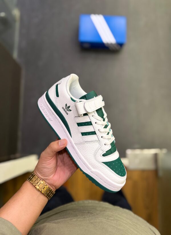 FIRST COPY Adidas Forum 84 White Green EDtn - Image 5