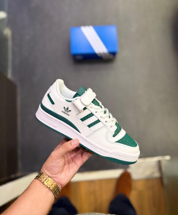 FIRST COPY Adidas Forum 84 White Green EDtn - Image 9