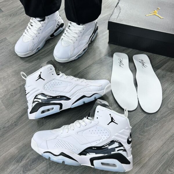 FIRST COPY Air Jordans Retro 6 Jumpman MVP White Basic - Image 6