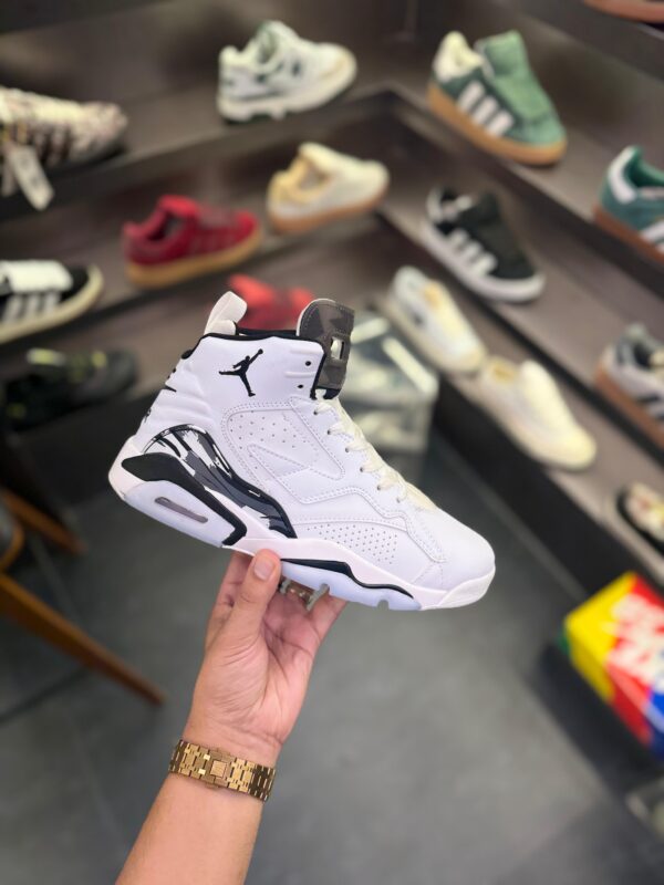 FIRST COPY Air Jordans Retro 6 Jumpman MVP White Basic - Image 7