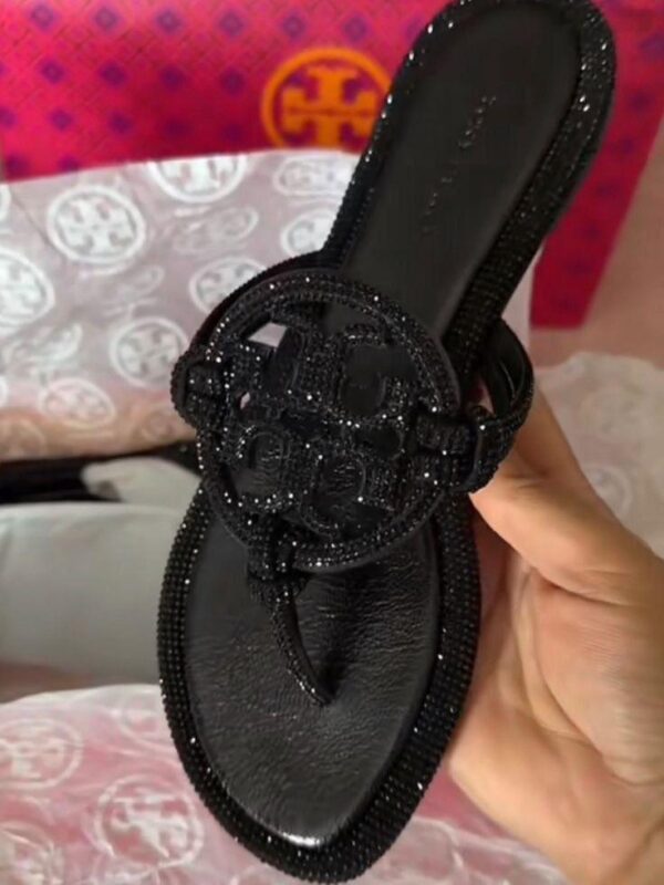 FIRST COPY Tory Burch Miller Knotted Pavé Flats - Image 3