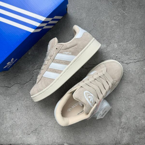 First Copy Adidas Campus “Beige Suede” | Premium Lifestyle Sneakers - Image 4