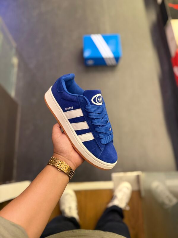 First Copy Adidas Originals Campus Royal Blue | Premium Lifestyle Sneakers - Image 2