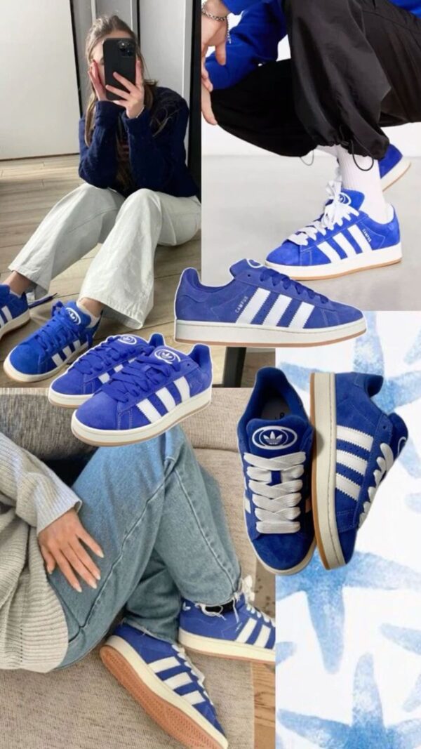 First Copy Adidas Originals Campus Royal Blue | Premium Lifestyle Sneakers - Image 7