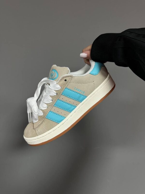 First Copy Adidas Originals Campus White Preloved Blue - Image 3