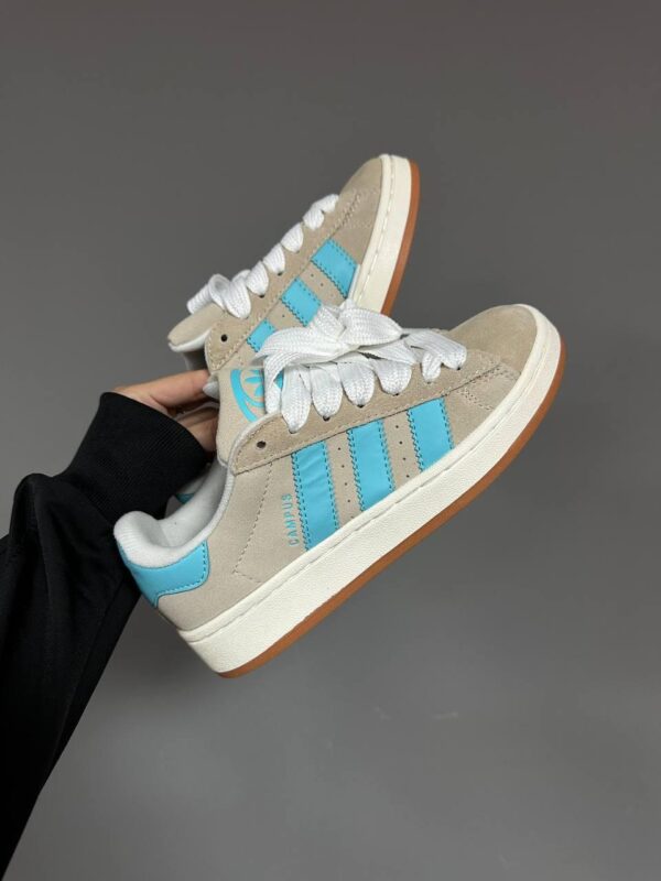First Copy Adidas Originals Campus White Preloved Blue - Image 6