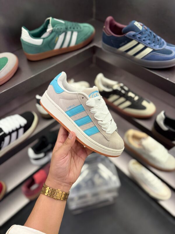 First Copy Adidas Originals Campus White Preloved Blue - Image 7