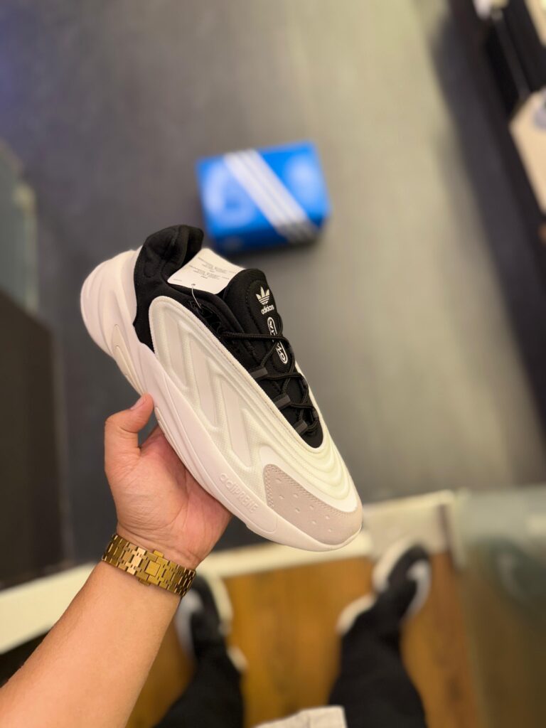 First Copy Adidas Originals Ozella White Black (2)