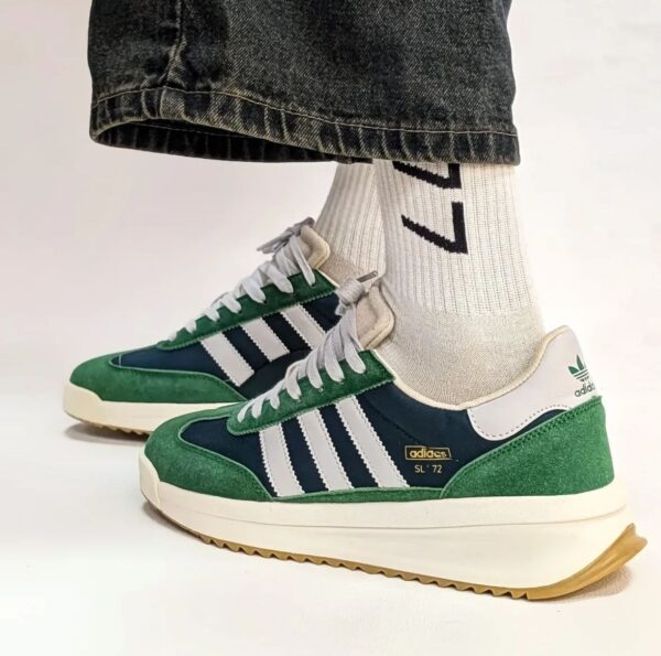 First Copy Adidas Originals SL 72 Green – Retro Running Inspired Sneakers - Image 3
