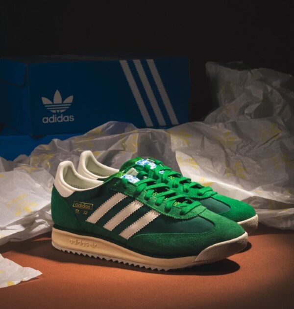 First Copy Adidas Originals SL 72 Green – Retro Running Inspired Sneakers - Image 7