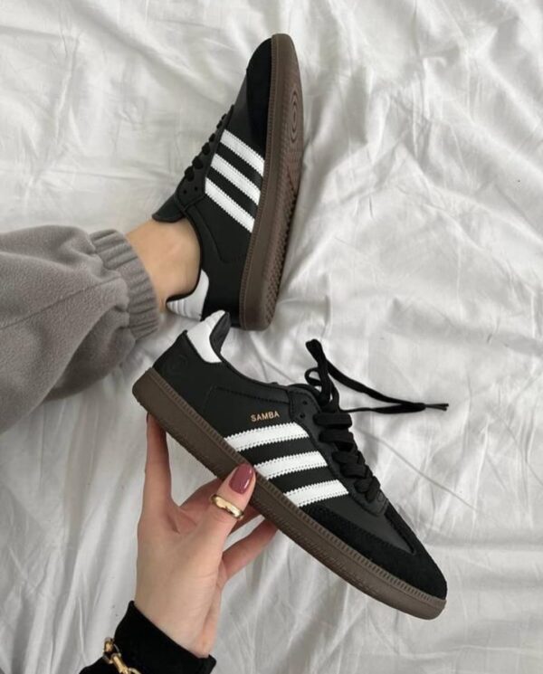 First Copy Adidas Originals Samba “Black” | Premium Unisex Lifestyle Sneakers - Image 4