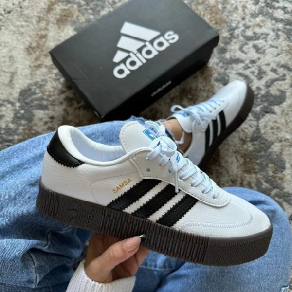 First Copy Adidas Originals Sambarose White | Premium Sneakers - Image 3