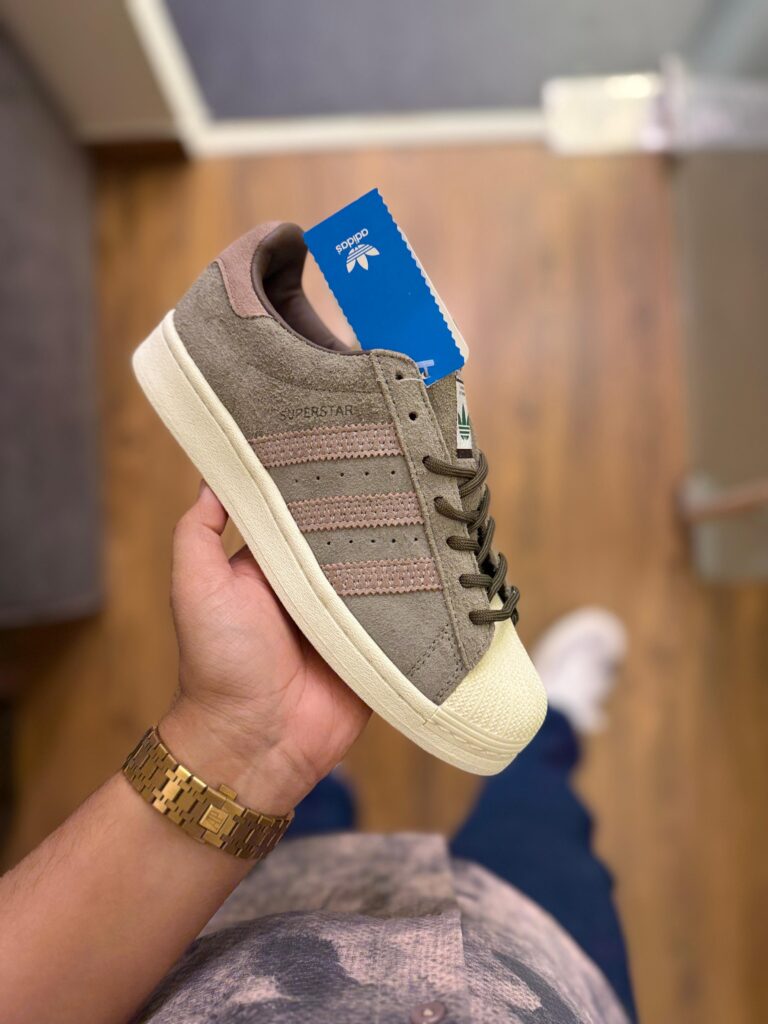 First Copy Adidas Originals Superstar Brown & Off-White (2)