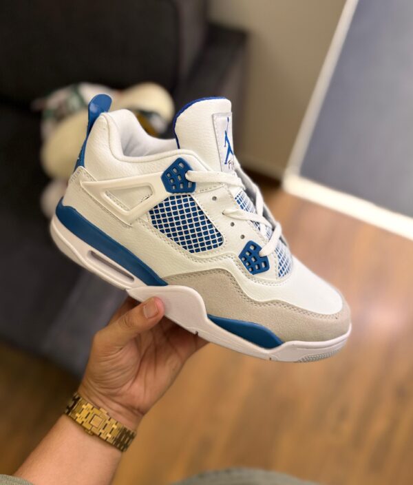 First Copy Air Jordan Retro 4 Military Blue | Premium OG Classic Sneaker - Image 5