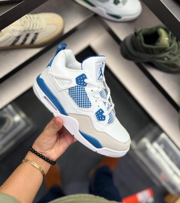 First Copy Air Jordan Retro 4 Military Blue | Premium OG Classic Sneaker - Image 4