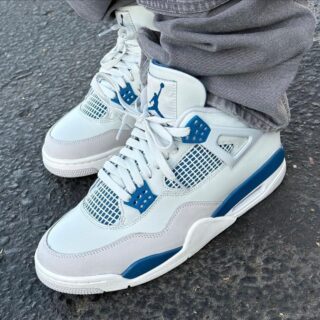 First Copy Air Jordan Retro 4 Military Blue | Premium OG Classic Sneaker