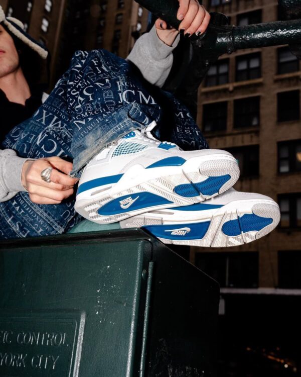 First Copy Air Jordan Retro 4 Military Blue | Premium OG Classic Sneaker - Image 10