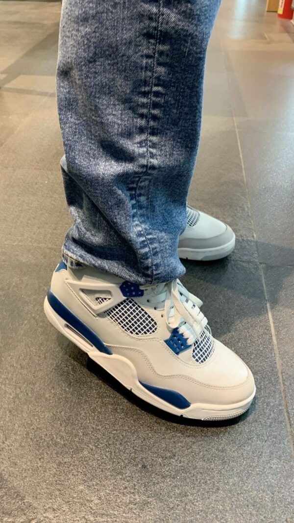 First Copy Air Jordan Retro 4 Military Blue | Premium OG Classic Sneaker - Image 9