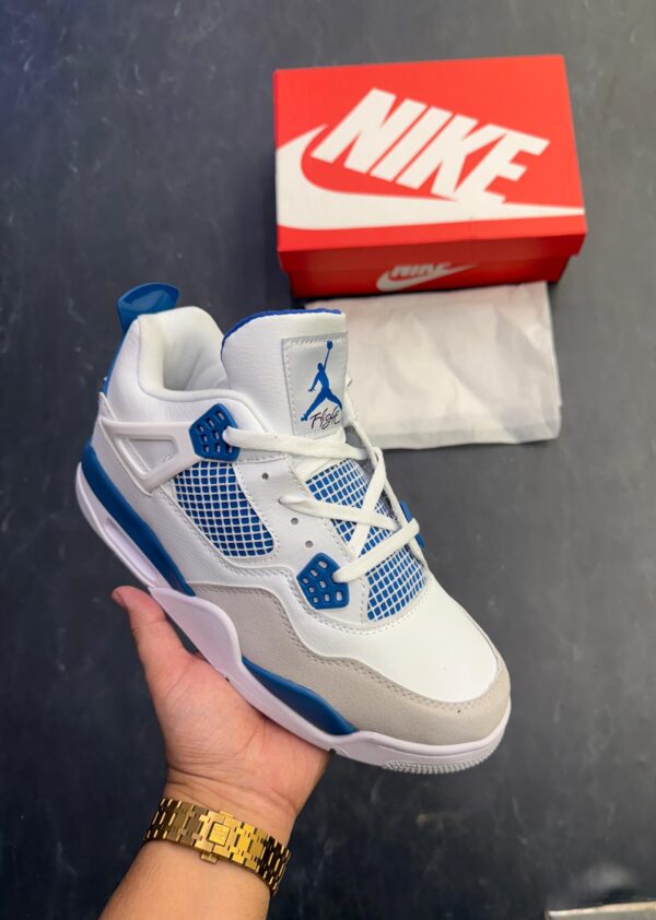 First Copy Air Jordan Retro 4 Military Blue | Premium OG Classic Sneaker - Image 7