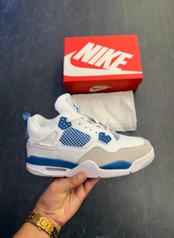 First Copy Air Jordan Retro 4 Military Blue | Premium OG Classic Sneaker - Image 6