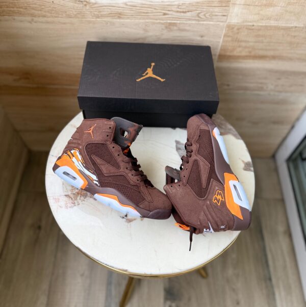 First Copy Air Jordan Retro 6 Jumpman MVP – Premium Brown - Image 7