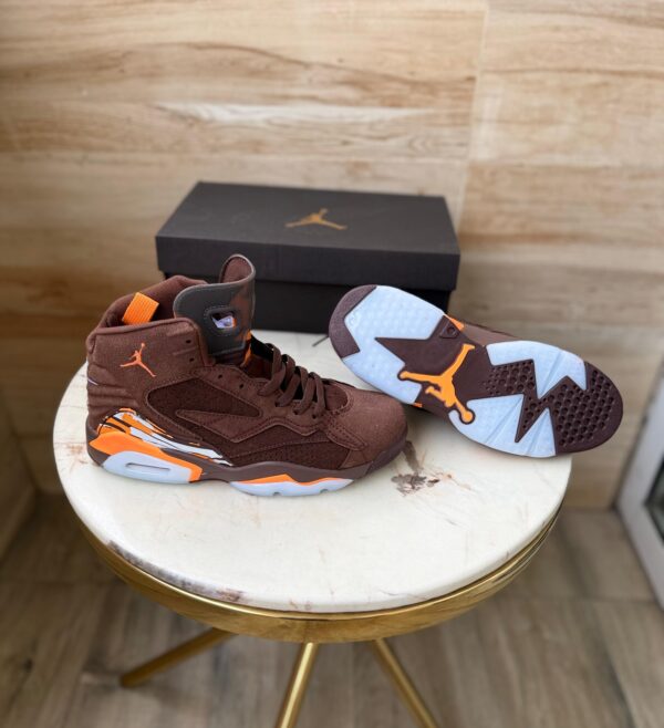 First Copy Air Jordan Retro 6 Jumpman MVP – Premium Brown - Image 6