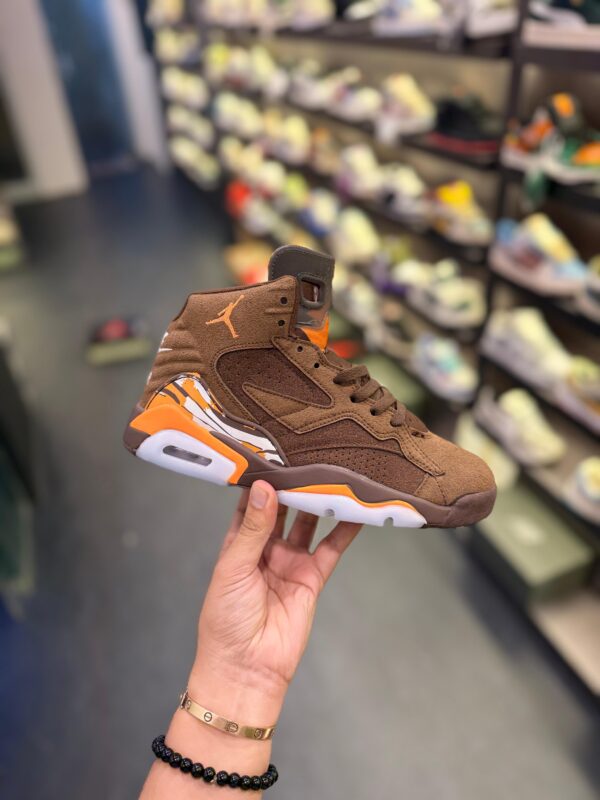 First Copy Air Jordan Retro 6 Jumpman MVP – Premium Brown - Image 4