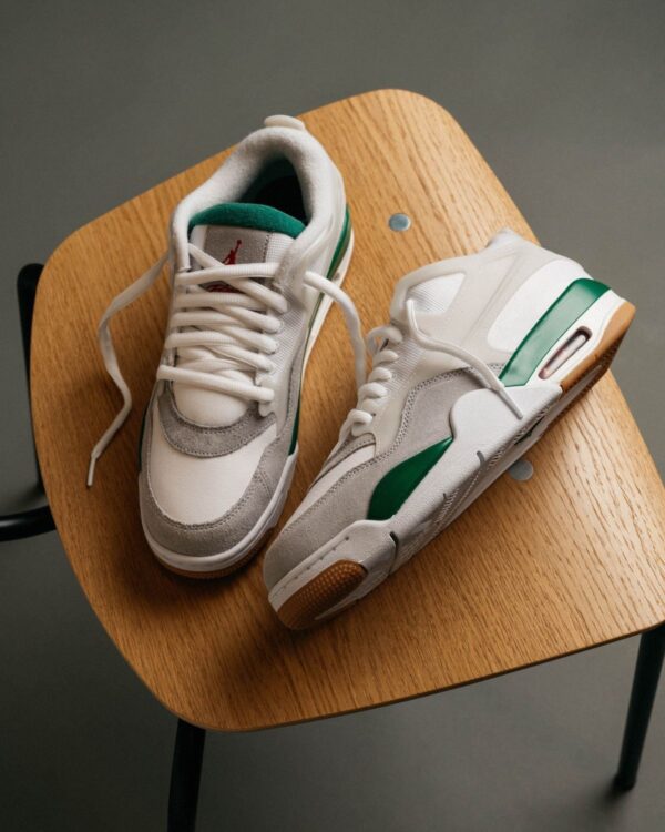 First Copy Air Jordans 4 RM Pine Green – Premium Replica Retro Sneakers - Image 2