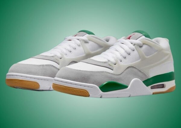 First Copy Air Jordans 4 RM Pine Green – Premium Replica Retro Sneakers - Image 4