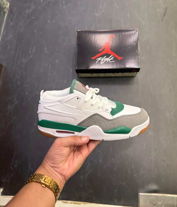 First Copy Air Jordans 4 RM Pine Green – Premium Replica Retro Sneakers - Image 6