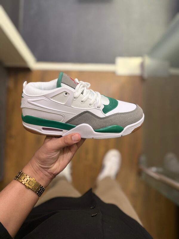 First Copy Air Jordans 4 RM Pine Green – Premium Replica Retro Sneakers - Image 7