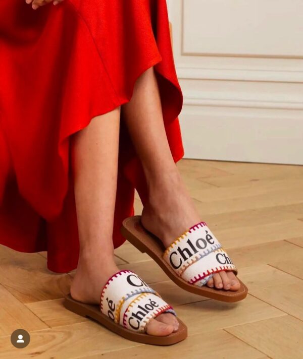First Copy Chloe Woody Flats – Premium Quality | In Stock - Image 2