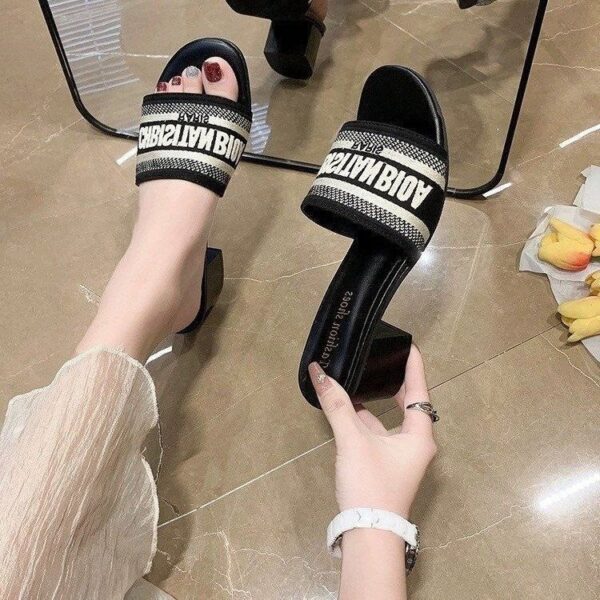 First Copy Christian Dior Block Heels - Image 2