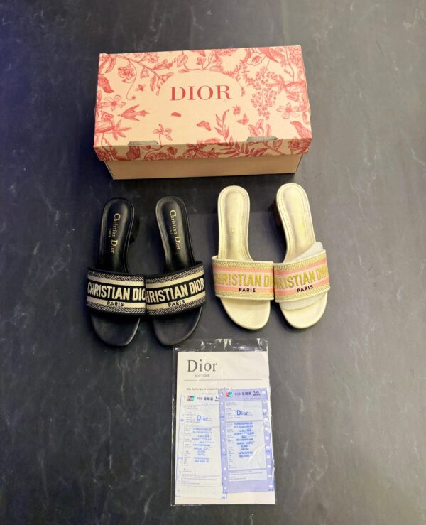 First Copy Christian Dior Block Heels - Image 10