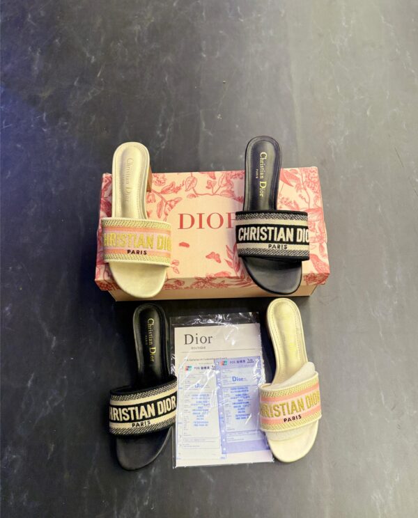 First Copy Christian Dior Block Heels - Image 7