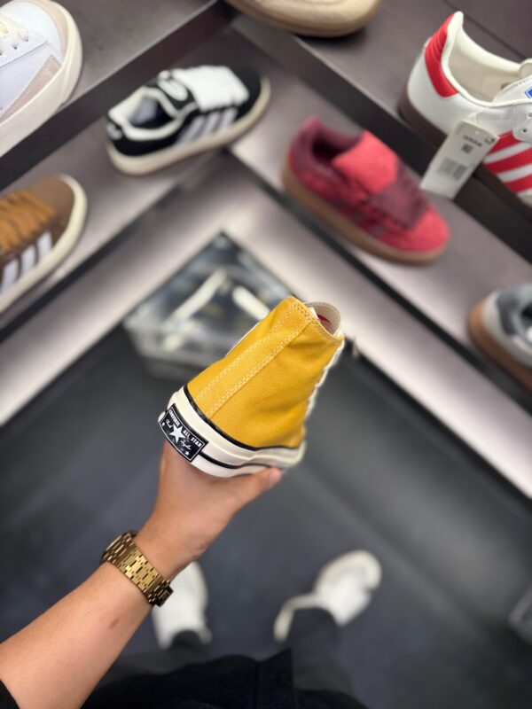 First Copy Converse Chuck 70 Mid Yellow – Premium Showroom Retro Sneakers - Image 4
