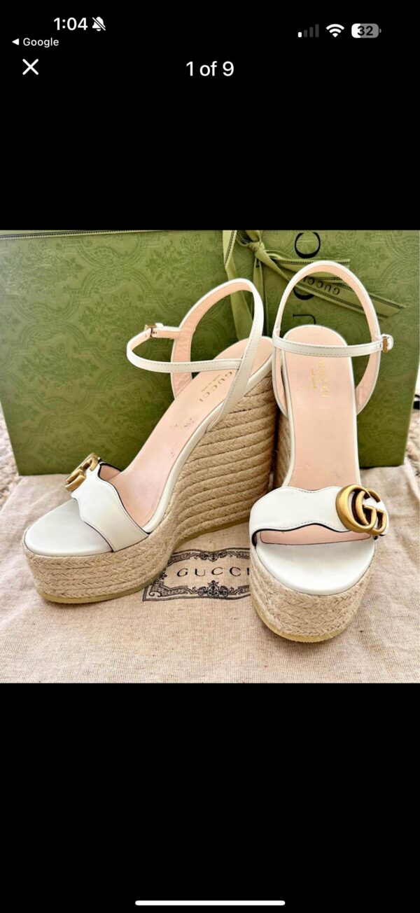 First Copy Gucci Women’s Espadrille Wedge Sandals – Premium Designer - Image 5