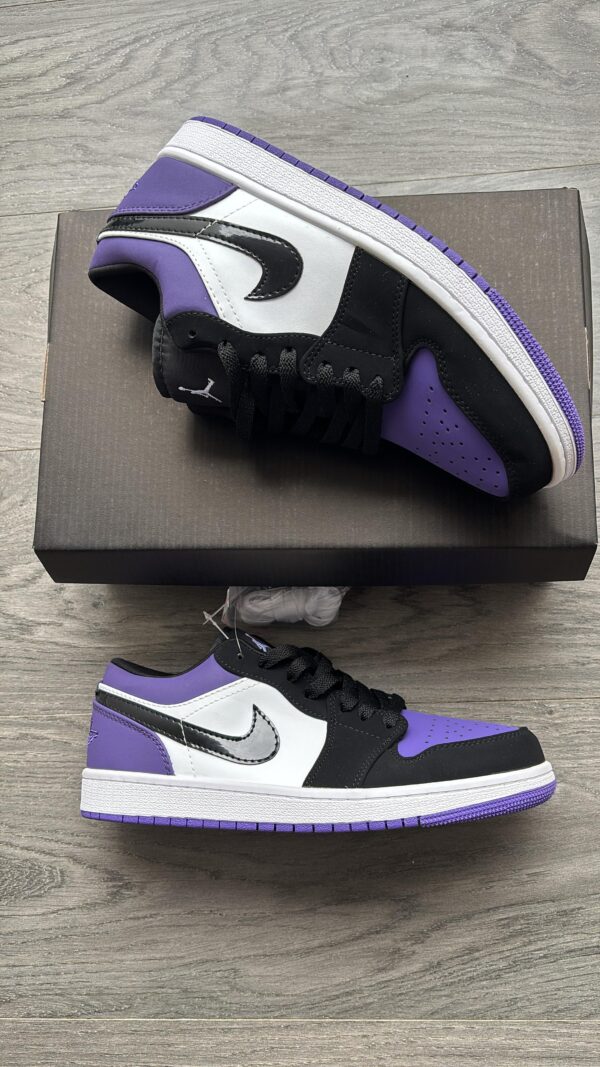 First Copy Jordan Cut Low Court Purple – Premium Sports Sneaker