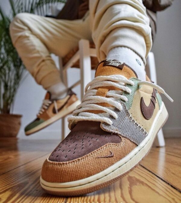 First Copy Jordan Retro 1 Low ‘Voodoo’ – Premium Quality Replica Sneakers - Image 4