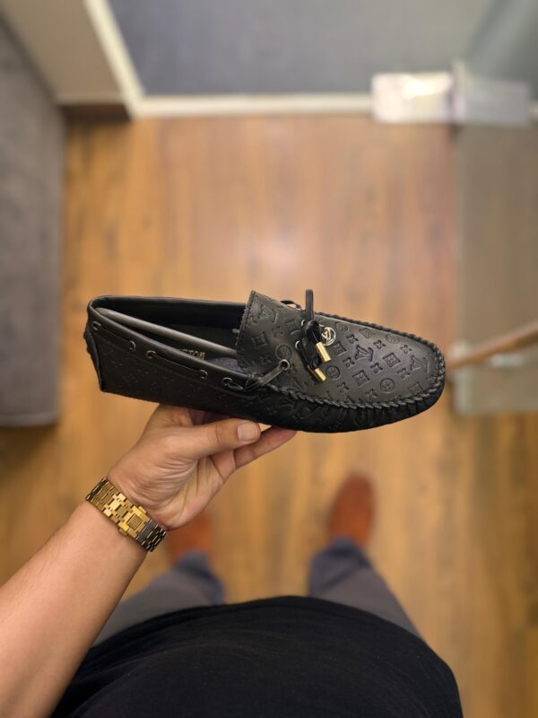 First Copy Louis Vuitton Moccasin White – Premium Designer Loafers for Men - Image 3
