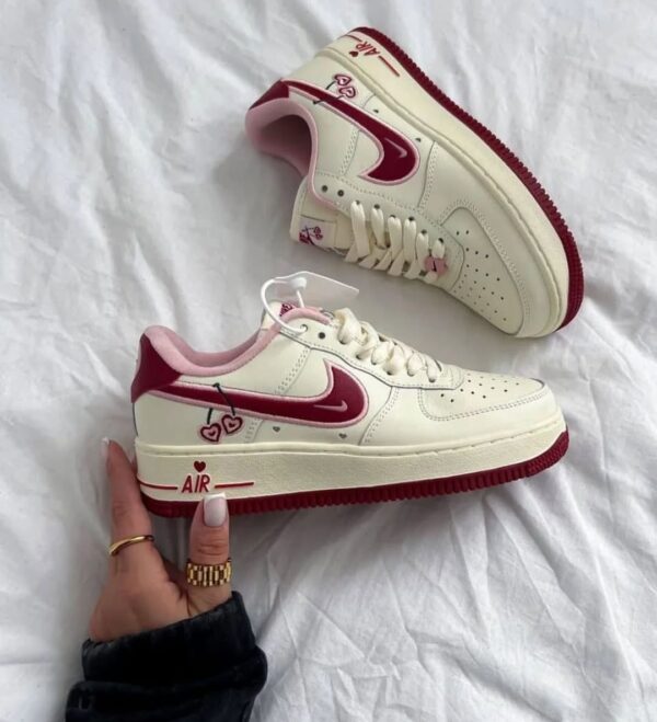 First Copy Nike Air Force 1 Low “Valentine’s” – Premium Imported Love Edition Sneakers - Image 3