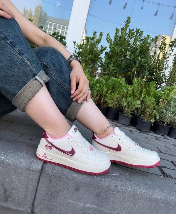 First Copy Nike Air Force 1 Low “Valentine’s” – Premium Imported Love Edition Sneakers - Image 4