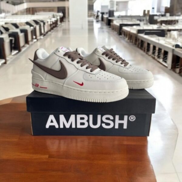 First Copy Nike Air Force Ambush Red Swoosh - Image 3