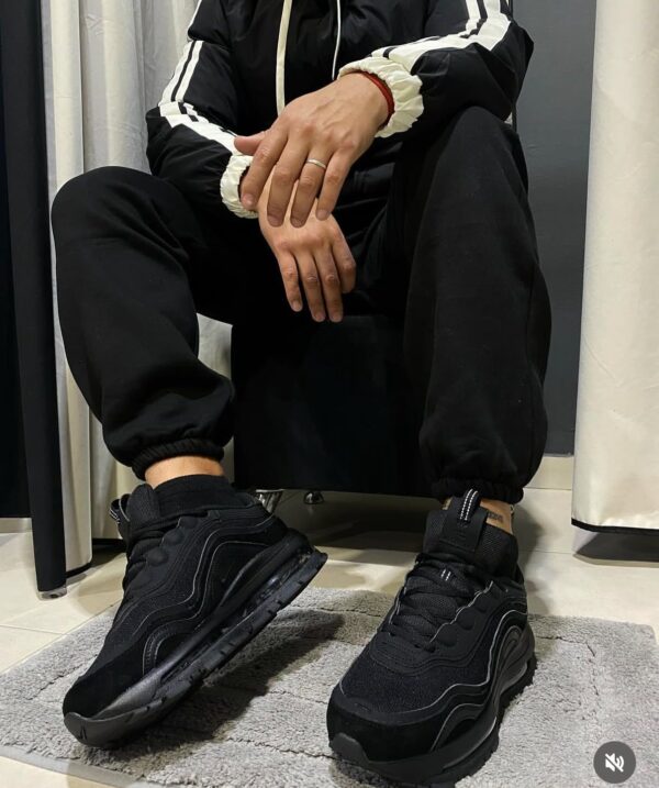 First Copy Nike Air Max 97 Futura Triple Black | Premium Lifestyle Sneakers - Image 2