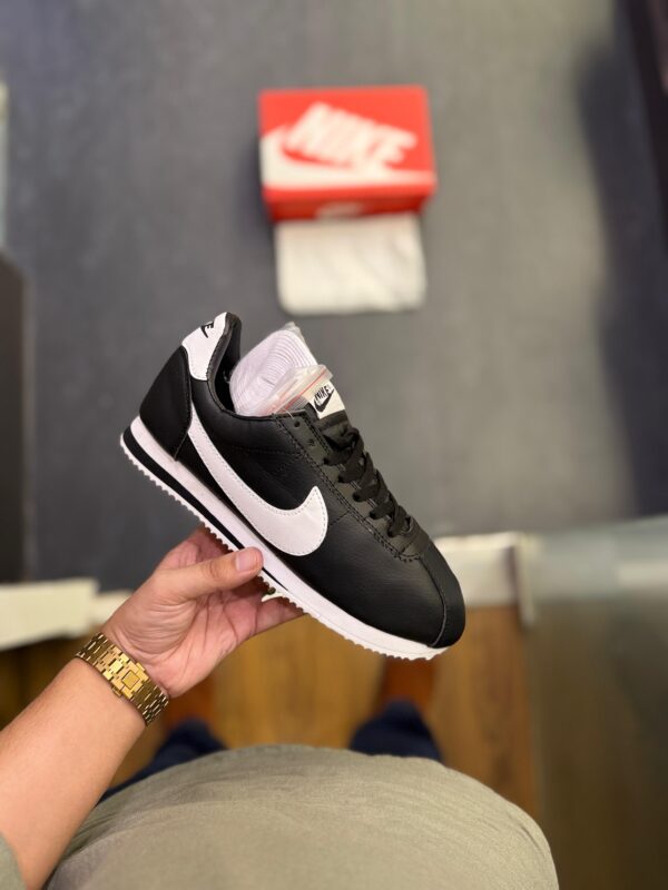 First Copy Nike Cortez Basic Black – Classic Streetwear Sneaker