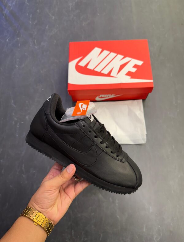First Copy Nike Cortez New Black | Classic Retro Sneakers - Image 3