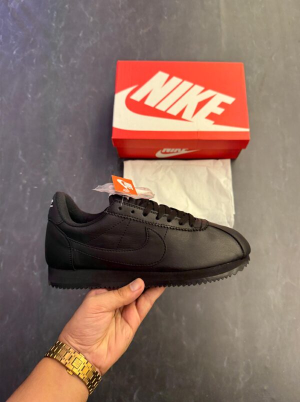 First Copy Nike Cortez New Black | Classic Retro Sneakers - Image 4