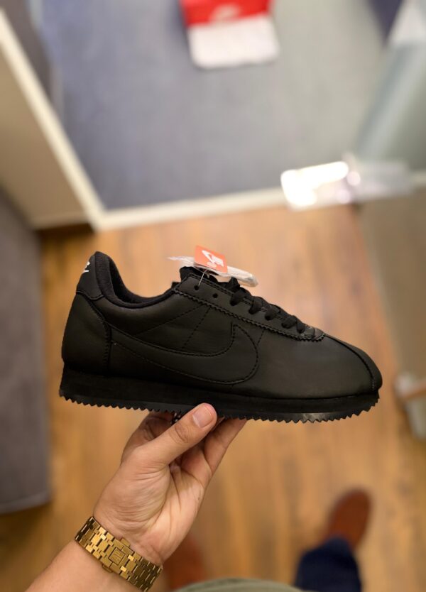 First Copy Nike Cortez New Black | Classic Retro Sneakers - Image 5