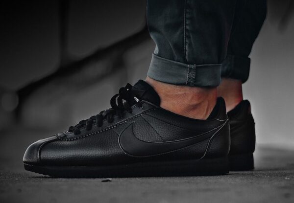 First Copy Nike Cortez New Black | Classic Retro Sneakers - Image 7