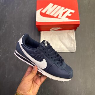 First Copy Nike Cortez Nylon Navy – Classic Retro Running Sneakers